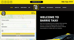 Desktop Screenshot of barrietaxi.com